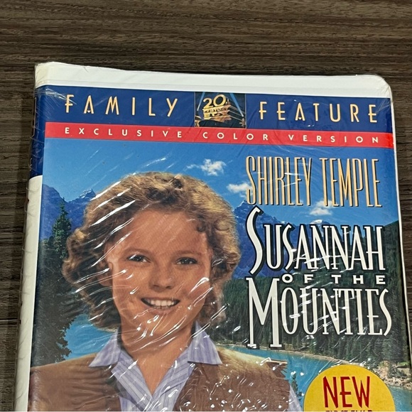 1994 Release Shirley Temple Susannah Of The Mounties VHS Sealed Clamshell Case - Picture 2 of 16